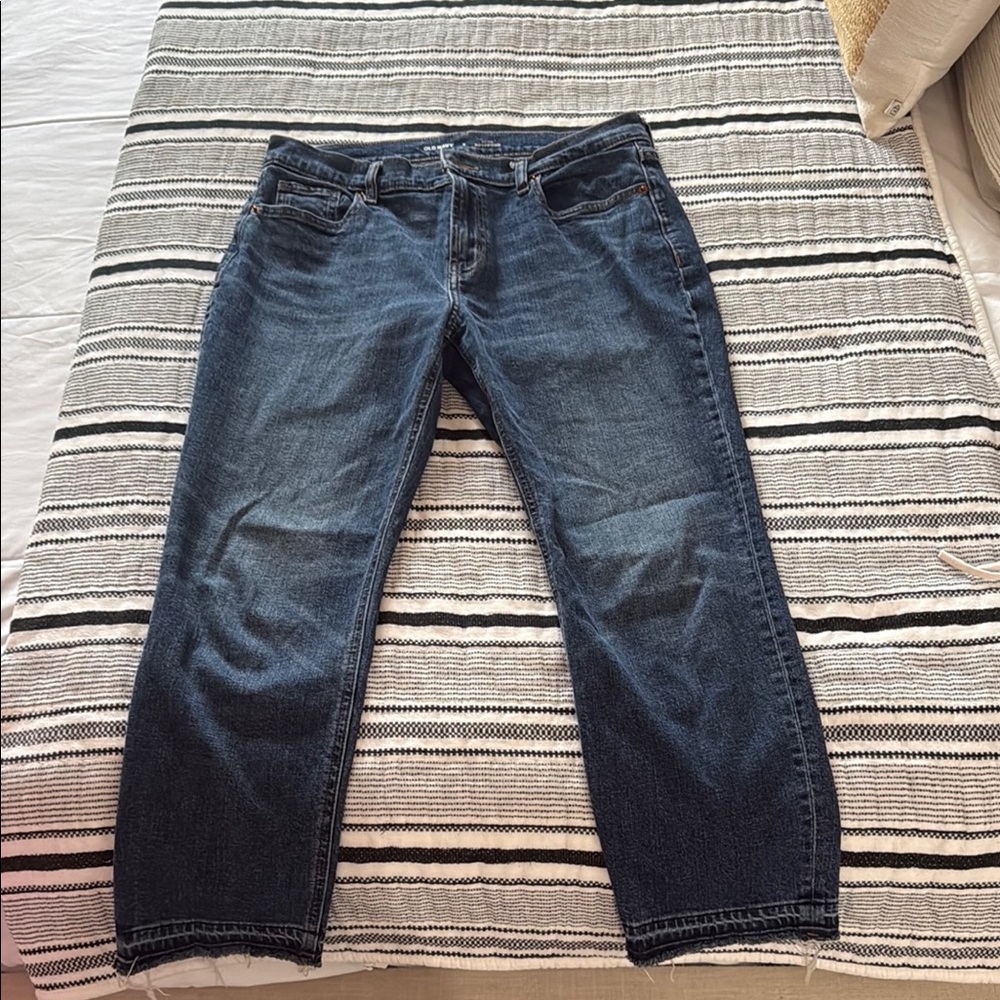 Old Navy midrise boyfriend Classic Blue Denim Jeans
